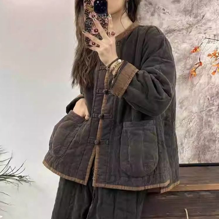 Ženski čalčani kardigan od Chenille tkanine, punjenje Silk cotton, Spandex u sastavu, polo ovratnik, ultra kratka duljina