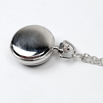 Ceas de buzunar în stil antic, cu mecanism cuarț, carcasă din aliaj, cristal din plastic, cadran rotund, curea din aliaj