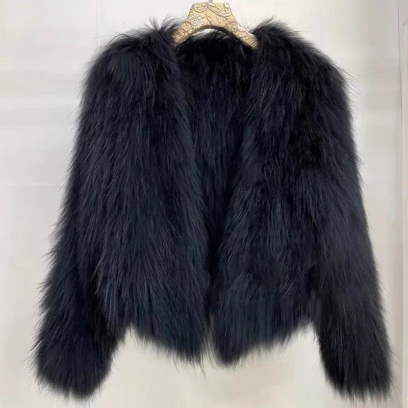 NORNS GIRL Kaput od modalnog vlakna, apstraktan uzorak, A-oblik silueta, stojeći ovratnik