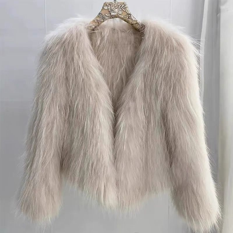 NORNS GIRL Kaput od modalnog vlakna, apstraktan uzorak, A-oblik silueta, stojeći ovratnik