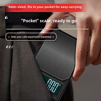 Kõrge täpsusega elektriline kohviskaal automaatse ajastusega, 2 kg maht, elektrooniline mõõtmine, toide: laadimine või AA patareid