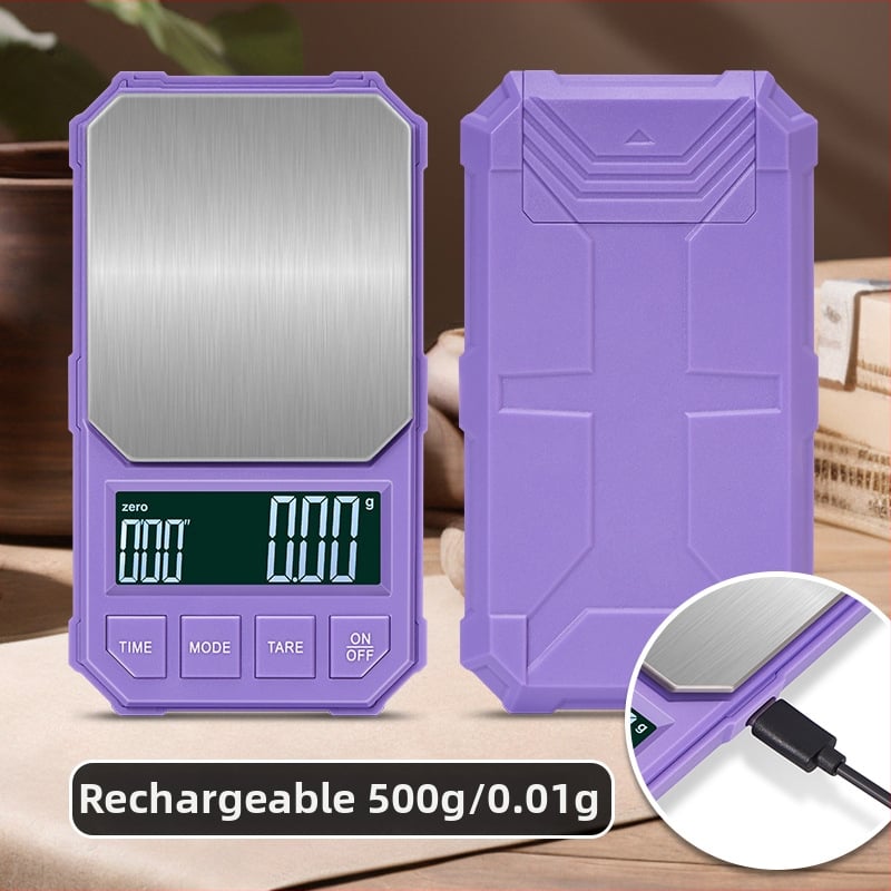 Kõrge täpsusega elektriline kohviskaal automaatse ajastusega, 2 kg maht, elektrooniline mõõtmine, toide: laadimine või AA patareid