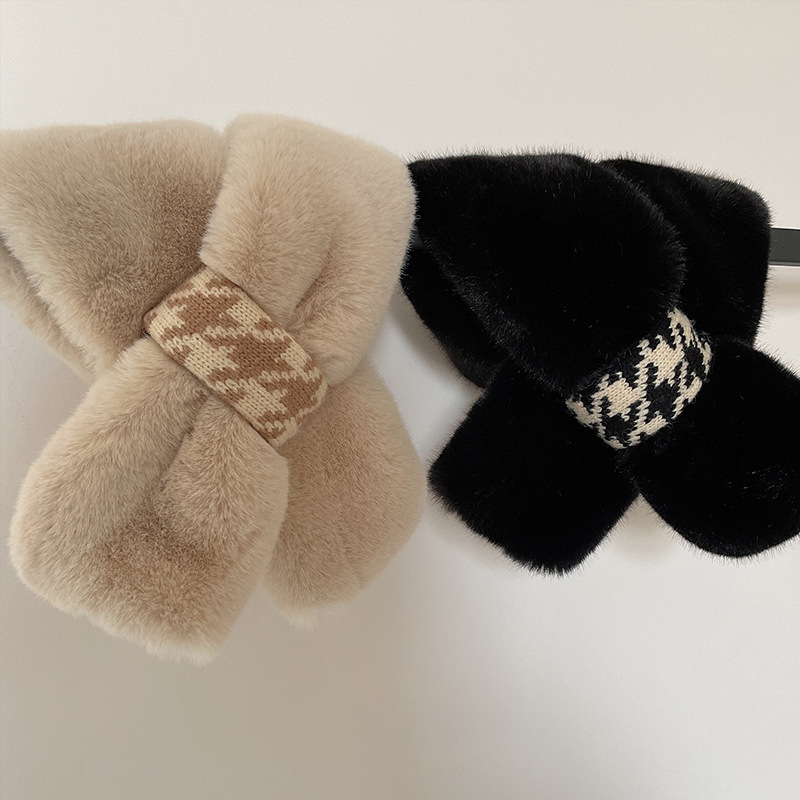 Šal s warp-knit pletenjem i teksturom imitacije zeca, zimsku toplinu; porijeklo Jiaxing, stil Puchang.