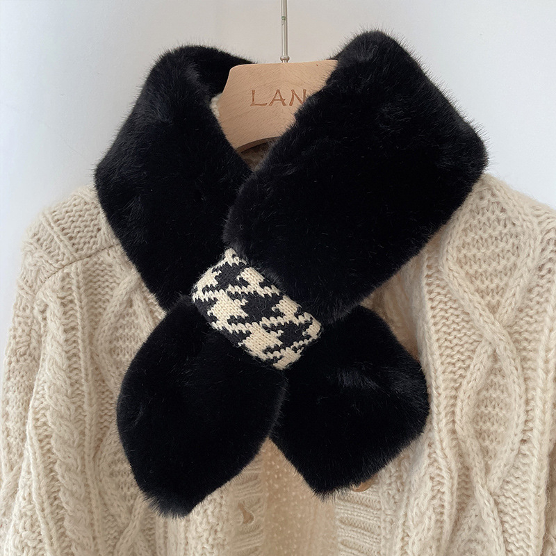 Šal s warp-knit pletenjem i teksturom imitacije zeca, zimsku toplinu; porijeklo Jiaxing, stil Puchang.