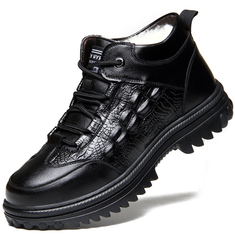 Mājas čības ar PU augšpusu, gumijas zole, bieza konstrukcija, pretslīdējošas un siltas