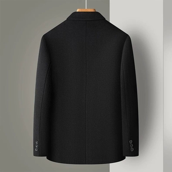 Muški kaput od corduroya, labav kroj, Flax ≤10% sadržaj, patch džepovi, jesensko svakodnevno nošenje