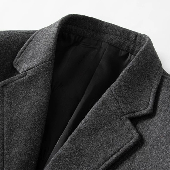 Muški kaput od corduroya, labav kroj, Flax ≤10% sadržaj, patch džepovi, jesensko svakodnevno nošenje