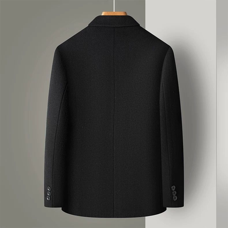 Muški kaput od corduroya, labav kroj, Flax ≤10% sadržaj, patch džepovi, jesensko svakodnevno nošenje