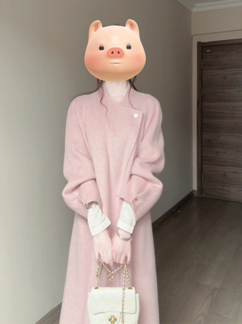 Ženski vuneni kaput, korejsko–japanski ležerni stil, kraći kroj, dvostruko kopčanje, dugi rukavi, jesen 2025