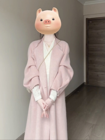 Ženski vuneni kaput, korejsko–japanski ležerni stil, kraći kroj, dvostruko kopčanje, dugi rukavi, jesen 2025