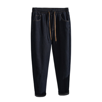 Дамски дънки със стретч, къс модел с тесен крак, 70–80% памук-полиестер