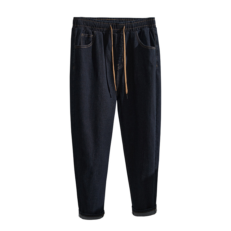 Дамски дънки със стретч, къс модел с тесен крак, 70–80% памук-полиестер