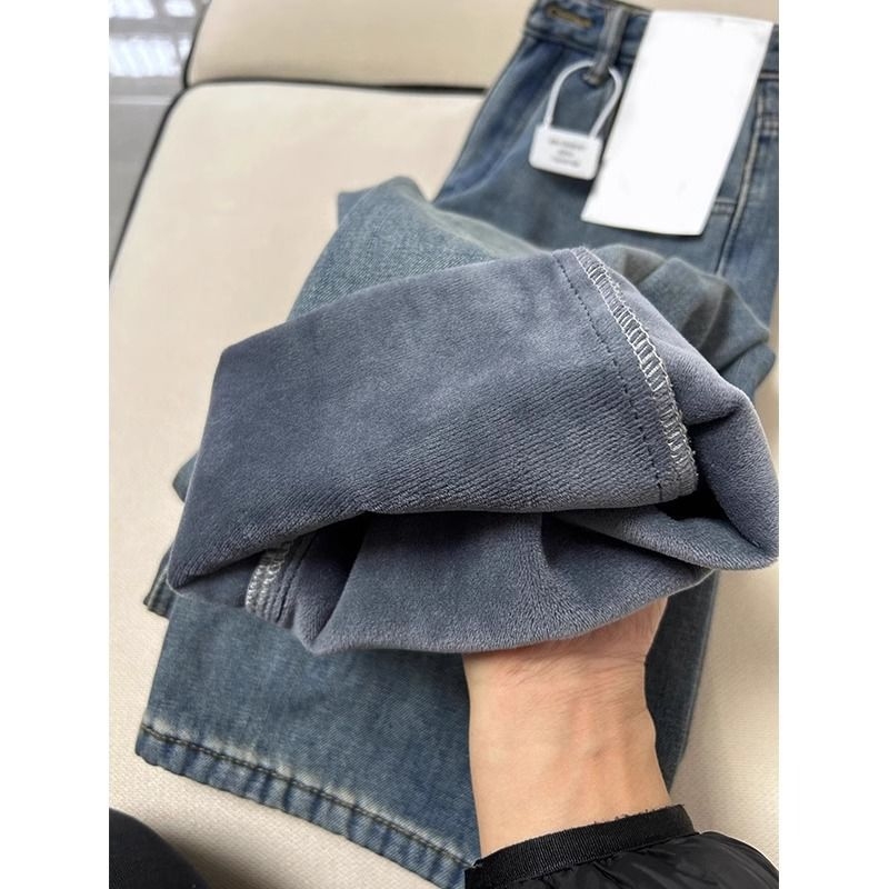 Traperice, široke nogavice, visok struk, denim pamuk, debela tkanina