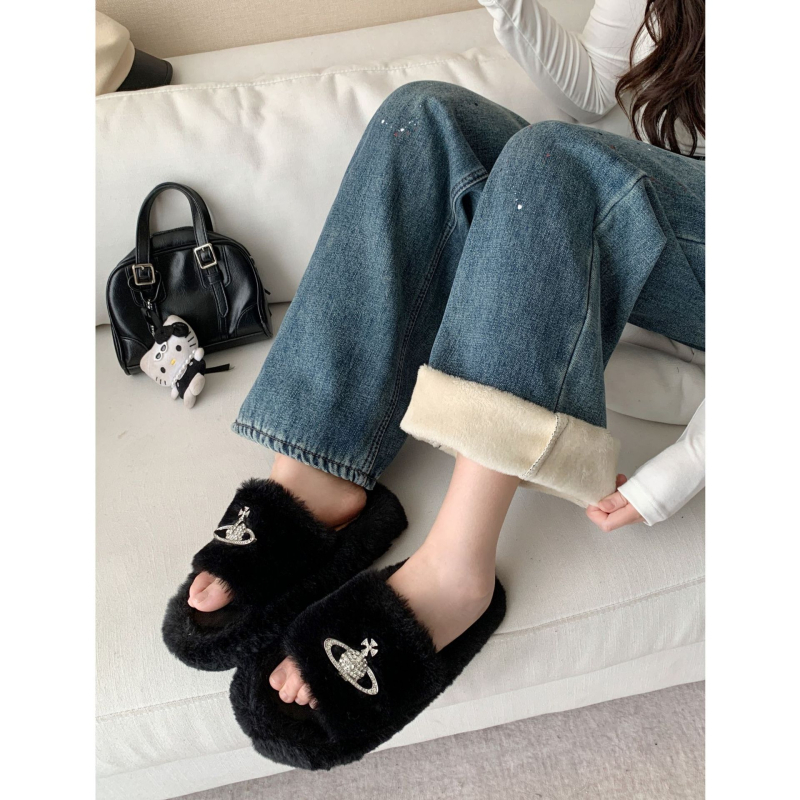 Džinsi ar tintes motīvu, iekšējais fleece siltinājums, augsta josta, plata kāja, kokvilna, ziemas 2025