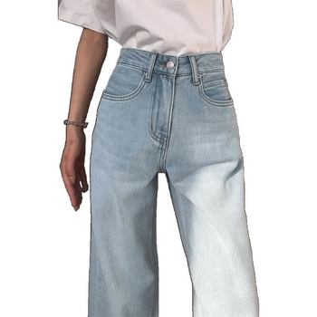 Traperice visokog struka, širokog kroja, 95% pamuk, ultra tanko, gradski stil.
