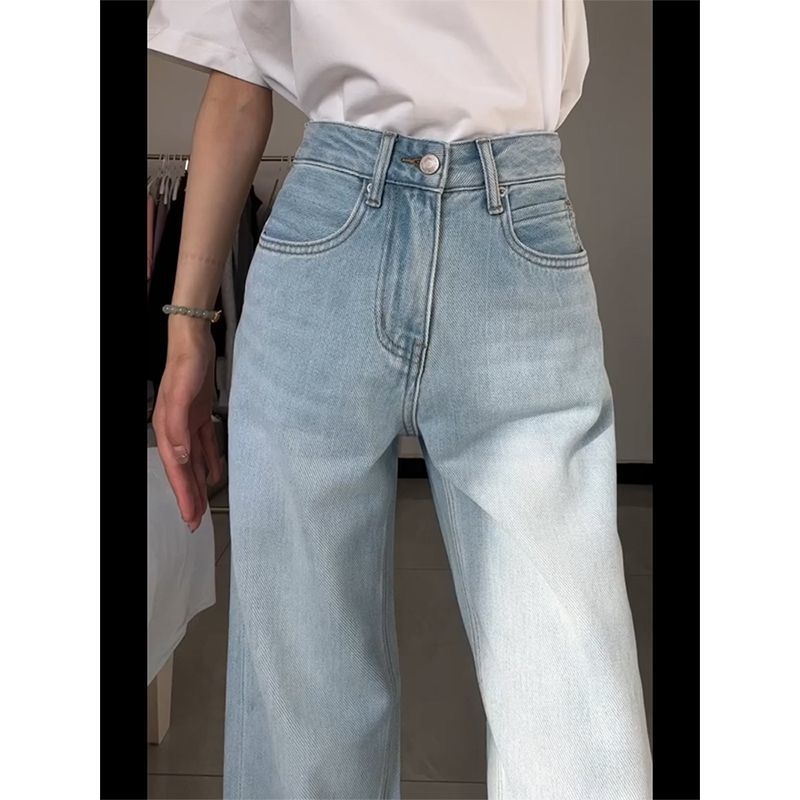 Traperice visokog struka, širokog kroja, 95% pamuk, ultra tanko, gradski stil.