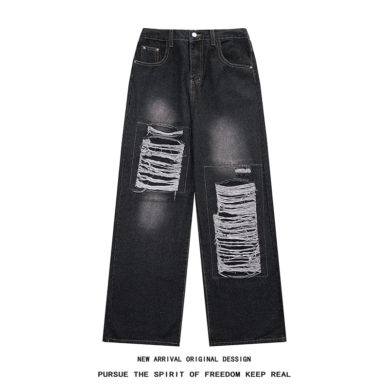 Traperice od denima – Washed Vintage, Ravni kroj, Srednji pojas, Proljeće–Jesen