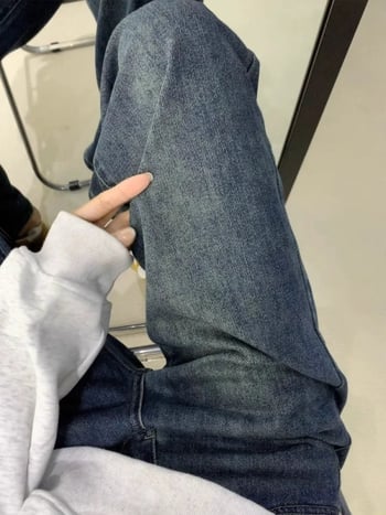 Džinsice širokih nogavica, visokim strukom, denim s 50–70% pamuka i poliester, elegantan gradski stil, jesen 2025