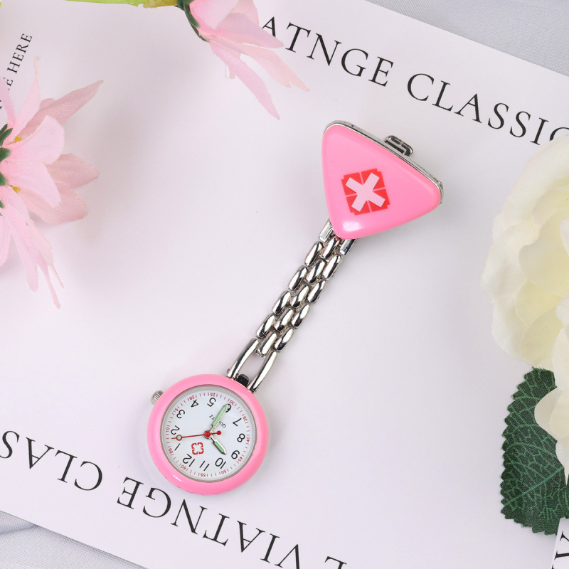 Ceas de asistent medical cu indicatoare luminoase, cadran rotund, mișcare electronică, carcasă din aliaj de zinc