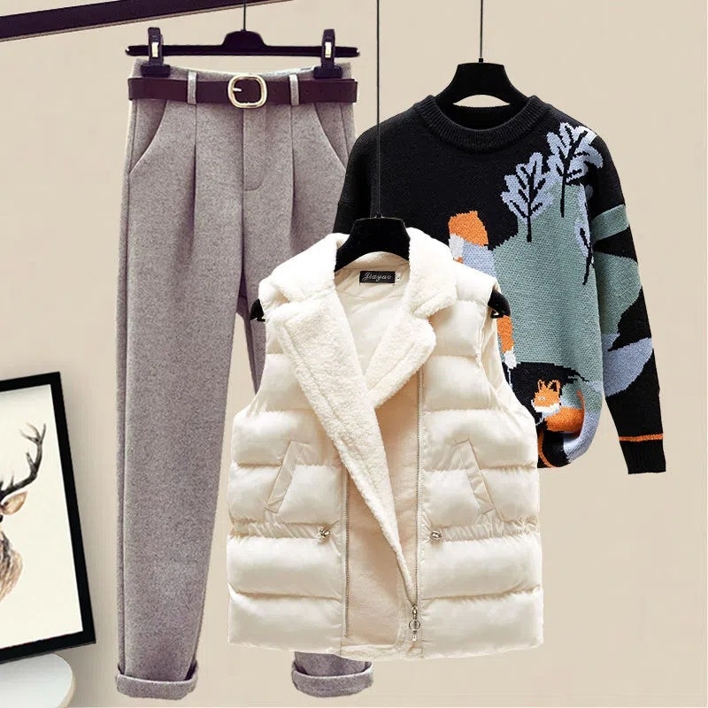 Ženski chenille prsluk s polo ovratnikom i zatvaračem, tkanina sa spandexom <30%