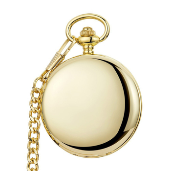 PM500 Ceas de buzunar Mecanic cu Capac Dublu Vintage, Afișaj Analogic, Mecanism 618