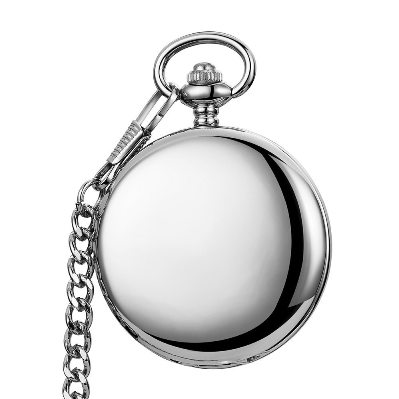 PM500 Ceas de buzunar Mecanic cu Capac Dublu Vintage, Afișaj Analogic, Mecanism 618