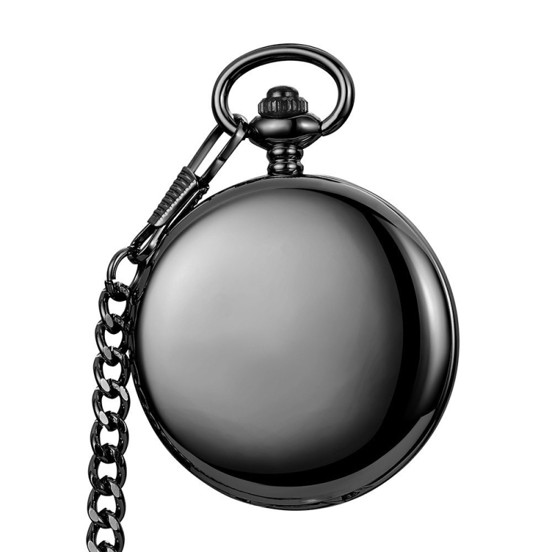 PM500 Ceas de buzunar Mecanic cu Capac Dublu Vintage, Afișaj Analogic, Mecanism 618