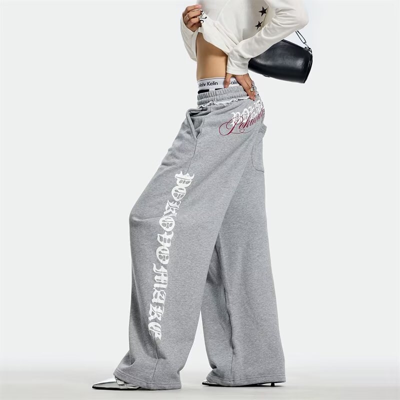 Pantalone za Jazz Dance: visokim strukom, opušten kroj, tri četvrtine dužine, široka trombita silueta, poliester s otiskom, casual stil