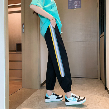 Ženske casual hlače – Harém stil, duljina 9/10, elastanska mješavina (Spandex), visoka elastičnost, ljeto 2023