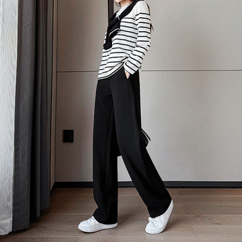 Панталони с прав силует от вискоза, средна талия, микроеластичност, 70–80% вискоза, ежедневни стилове за градска среда