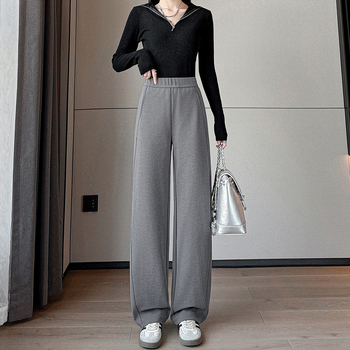 Панталони с прав силует от вискоза, средна талия, микроеластичност, 70–80% вискоза, ежедневни стилове за градска среда