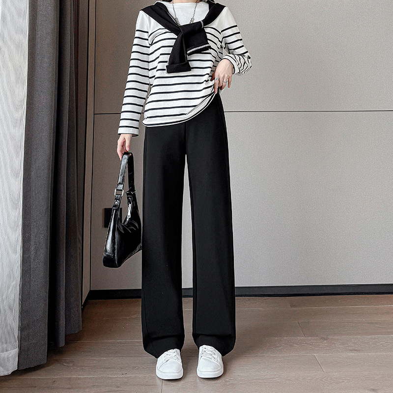 Панталони с прав силует от вискоза, средна талия, микроеластичност, 70–80% вискоза, ежедневни стилове за градска среда