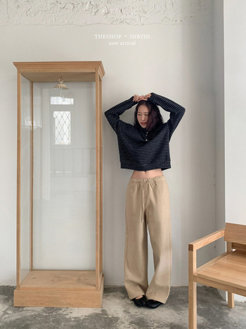 Ženske sportske hlače, japansko-korejski stil, elastična struka, mješavina viskoze i poliestera, normalna debljina, zima 2025