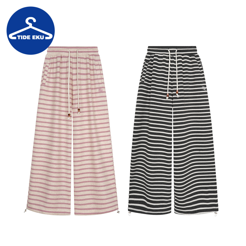 Naiste püksid vabalt lõikega, keskmine talje, polüesterkangas, mikroelastsus