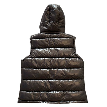 Качулено памучно подплатено яке с нейлонова външна част и акрилна подплата, дебела изолация