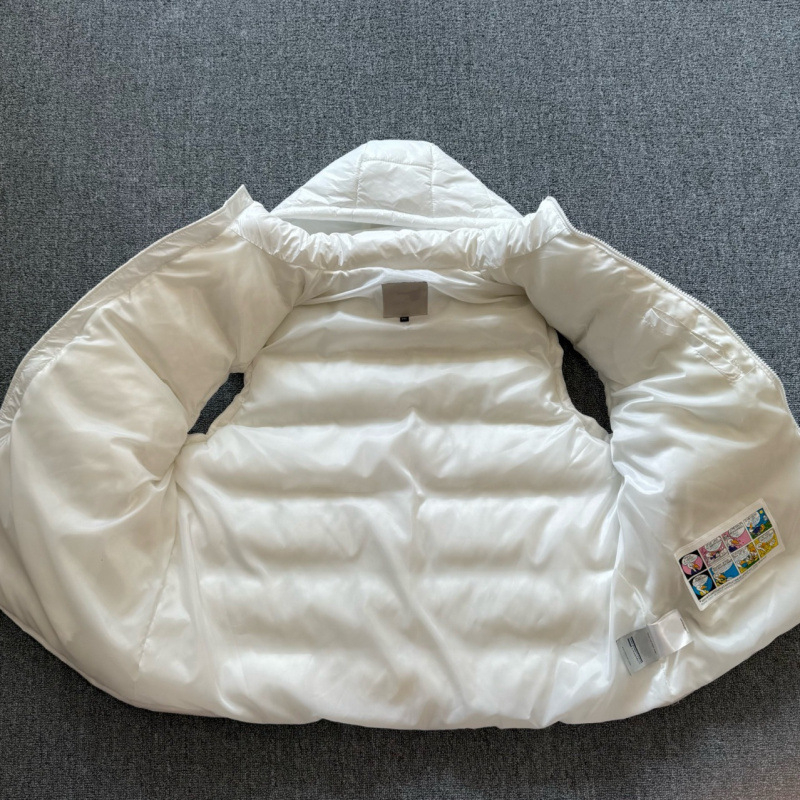 Качулено памучно подплатено яке с нейлонова външна част и акрилна подплата, дебела изолация