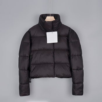 Ženska vesta s kapuljom, punjena pufom i pamukom, zatvarač, vjetrovita kopča, stojeći ovratnik