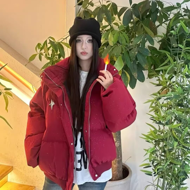 Denim jakna od pamuka, dugi rukavi, polo ovratnik, srednja debljina, A-linijska silueta