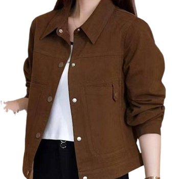 Ženski bezrukavni denimski top s polo ovratnikom, proljeće 2025, denim s elastanom, duljina 50–65 cm