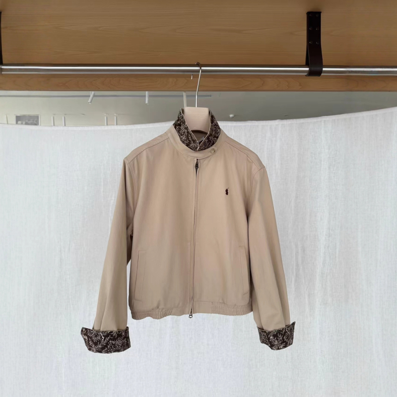 Traper jakna s konjskim vezom – retro stil, dugi rukavi, rever lapel, obična duljina (50–65 cm), jesen 2025, glavni sastav tkanine 70–80%