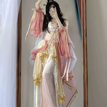 Eksotična putna fotografijska haljina inspirirana zapadnom princezom, chenille tkanina sa Spandexom 30–50%, Liwei, proizvodni kod Lw654074412080