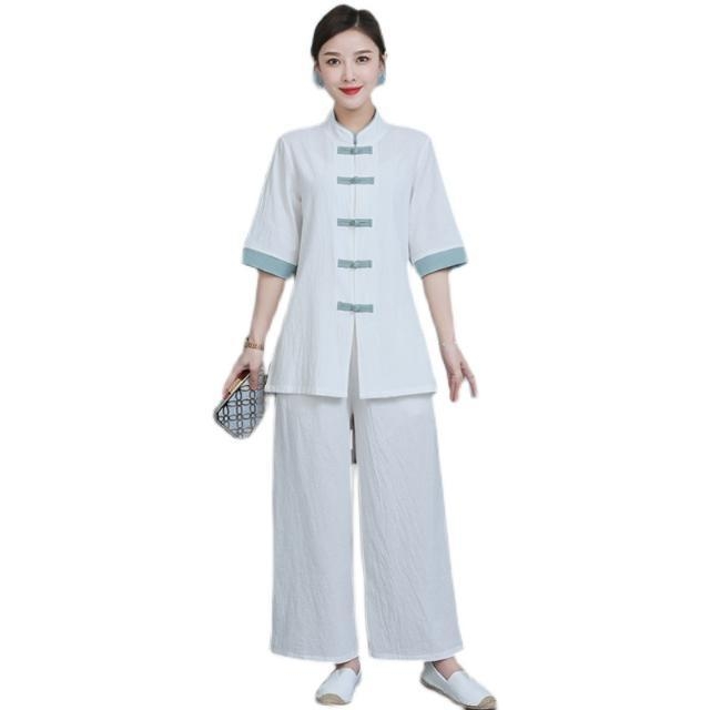 Ženski Tang komplet u kineskom stilu sa Zen inspiracijom – Chenille tkanina, Spandex udjel, sadržaj ispod 30% (Brand Holy Night; Kod proizvoda 331516345084)