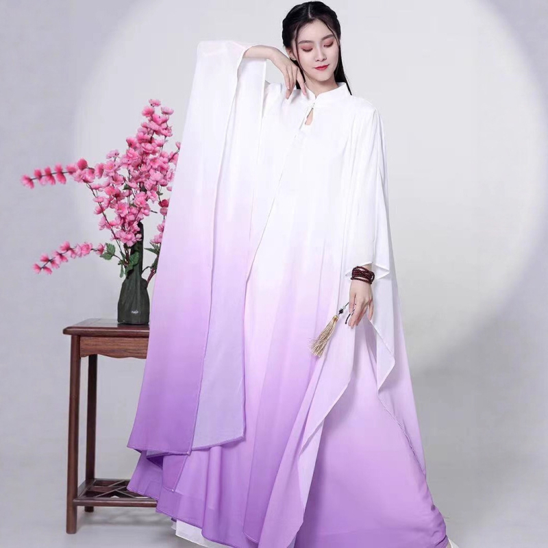 Zen plesna haljina, kineska inspiracija, tekući kroj, ženska haljina od poliestera; sastav 70-80% poliestera; sezona: jesen 2025; etiketa na ovratnik; s etiketama.