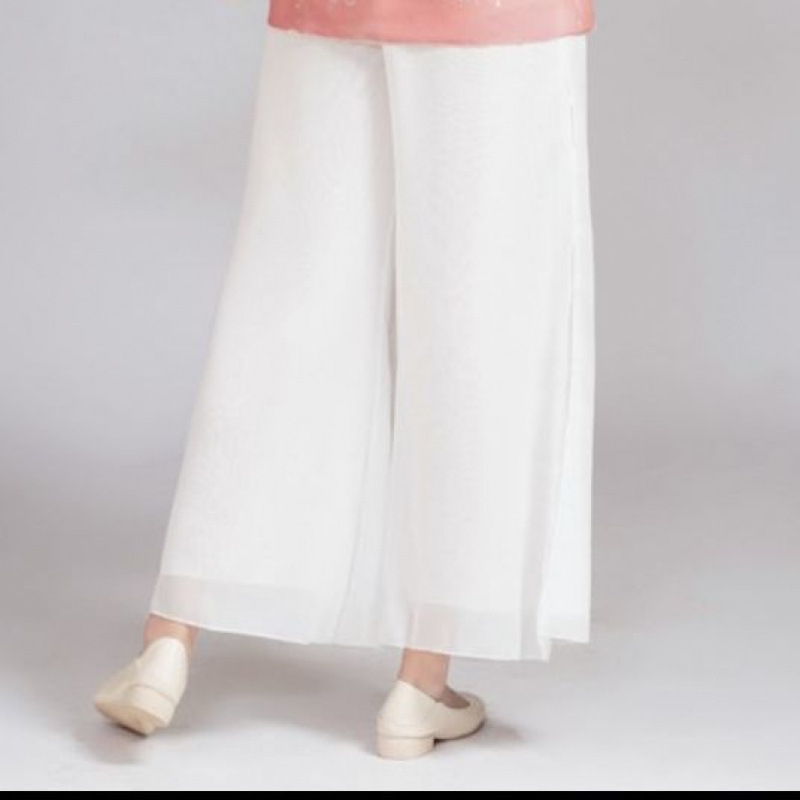 Plesne hlače s širokim krojem – tkanina od akrilne vlakna, glavna tkanina poliester 90–95%, šifra proizvoda F8pi8fwk