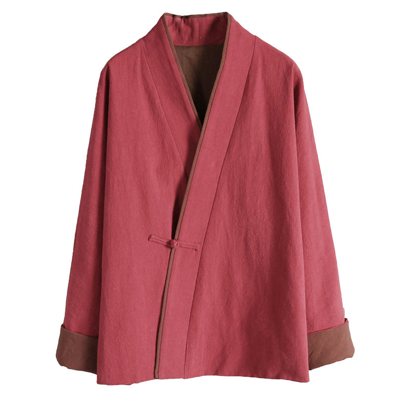 Hanfu teás ruha nőknek, pamut-len anyag, 50–70% pamut tartalom, 2023 tavasz