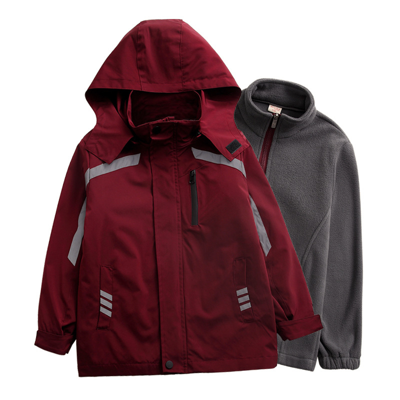 Qu Tiya iskolai sportruházat szett levehető dzsekivel, pamut anyag, 90–95% pamut tartalom, 2023 tavasz