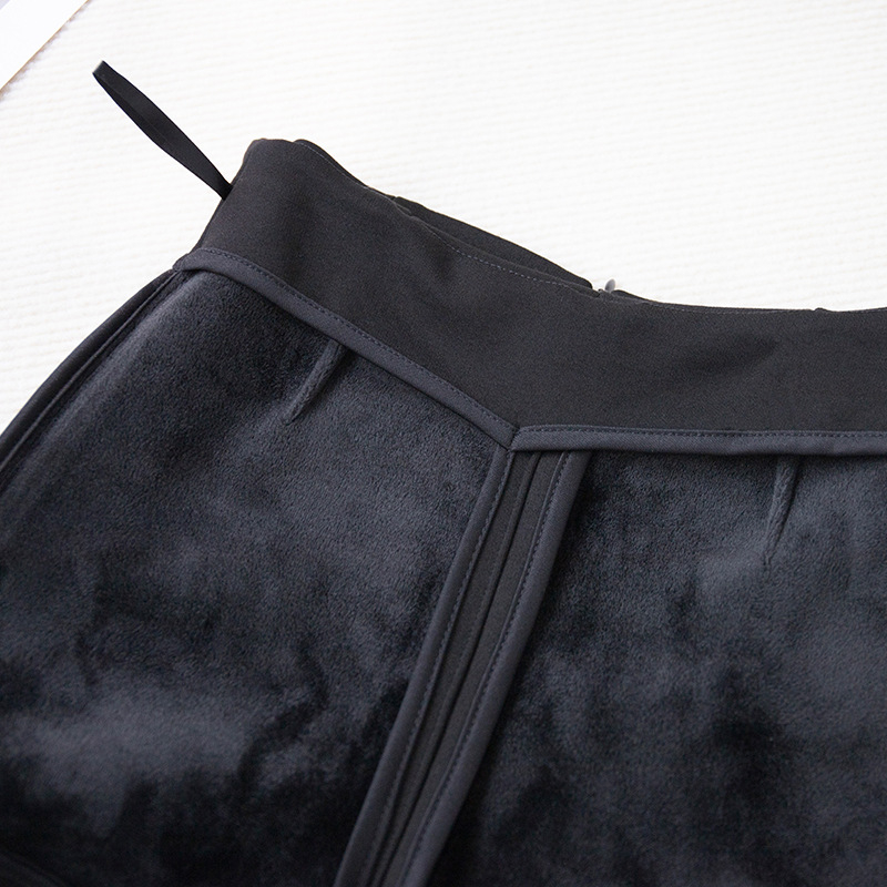 Női bélelt fleece rövidnadrág, magas derekú, római szövet keverék (viszkoza 50–70%, poliészter 30–50%), őszi 2025