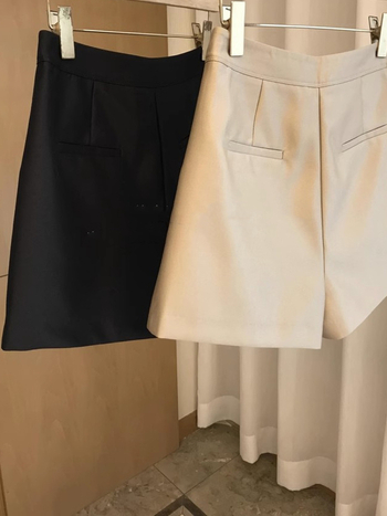 Γυναικείοι άνετοι παντελόνες με υψηλή μέση, γραμμή Α, φαρδιά εφαρμογή, μήκος 3/4, πολυεστέρας