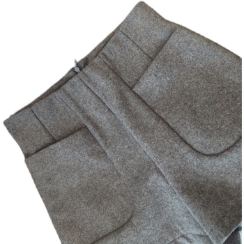 Női gyapjú cropped skinny nadrág, magas derekú, ősz 2024