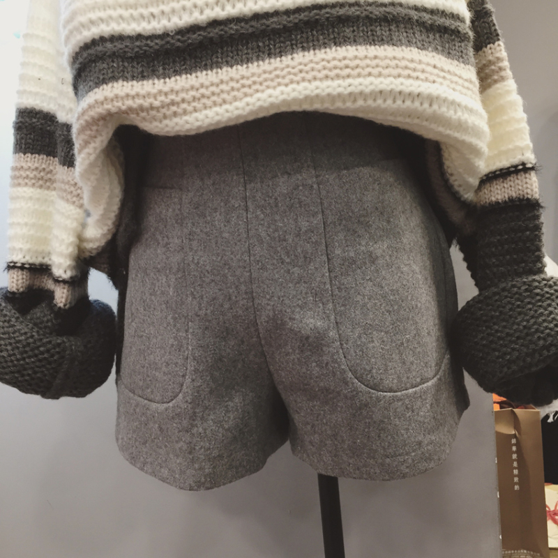 Női gyapjú cropped skinny nadrág, magas derekú, ősz 2024